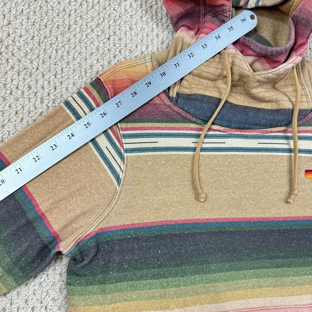 Aviator Nation Hoodie Unisex M Serape Ninja Stripe Aztec Pullover Sweatshirt USA - Picture 8 of 15
